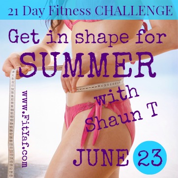 FitYaf's Summer Fitness Challenge with Shaun T