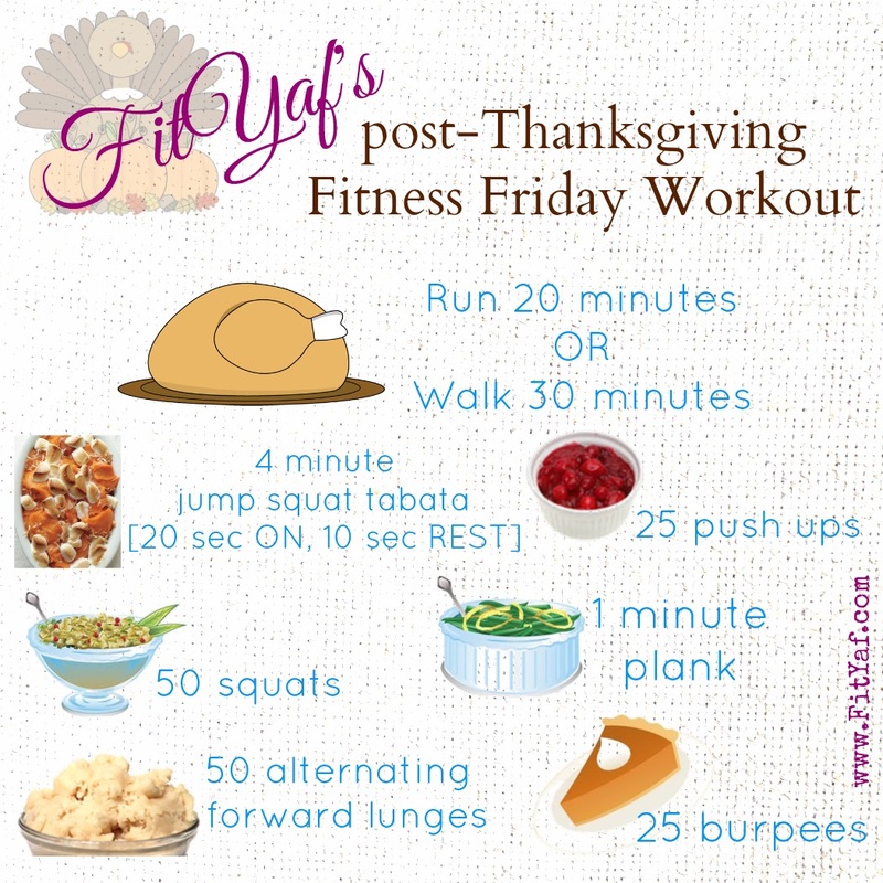 FitYa'fs Post-Thanksgiving Fitness Friday Workout