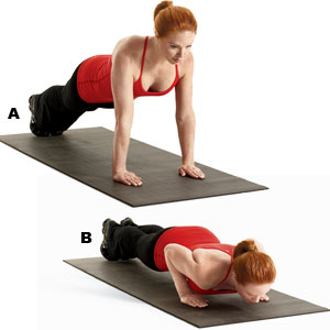 Tricep push-up