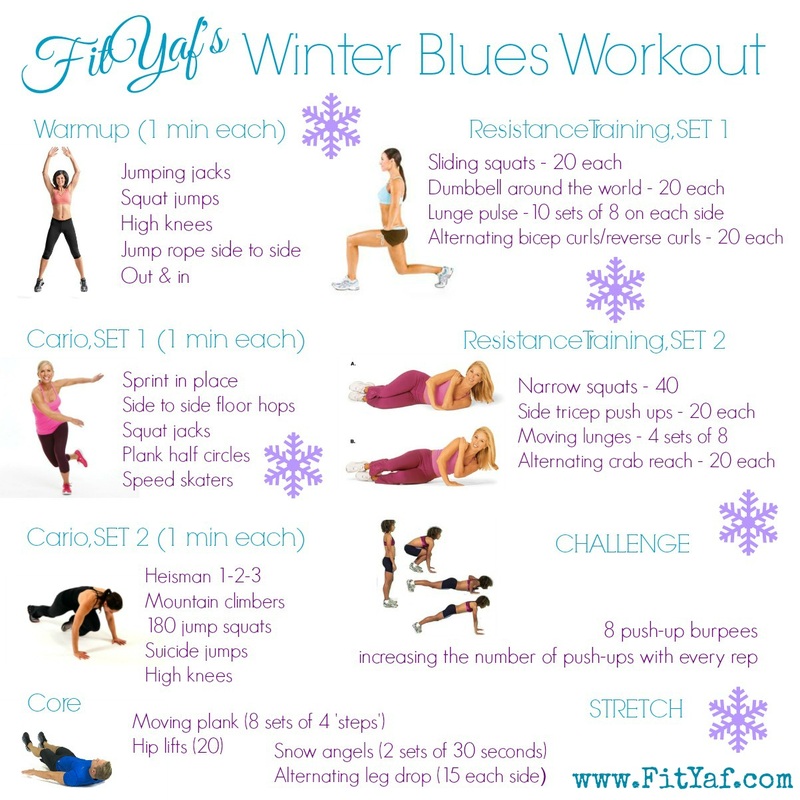 FitYaf's Fitness Friday Workout - Winter Blues