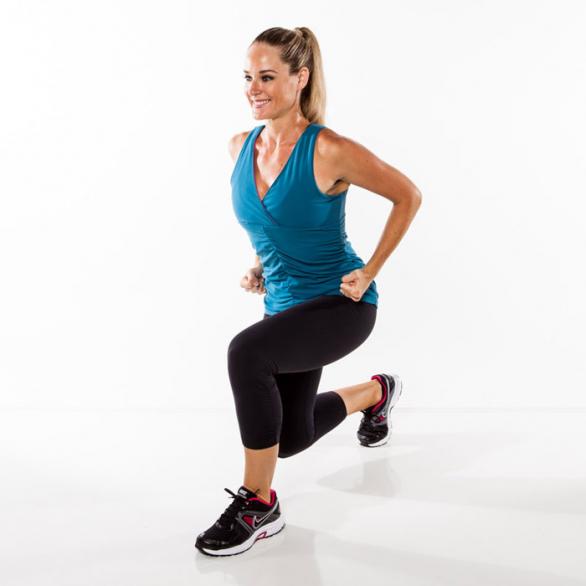 FitYaf's Fitness Friday Low Impact HIIT Workout - Lunge