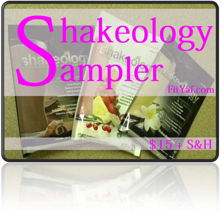 Four NEW ways to get your Shakeology - sampler pack