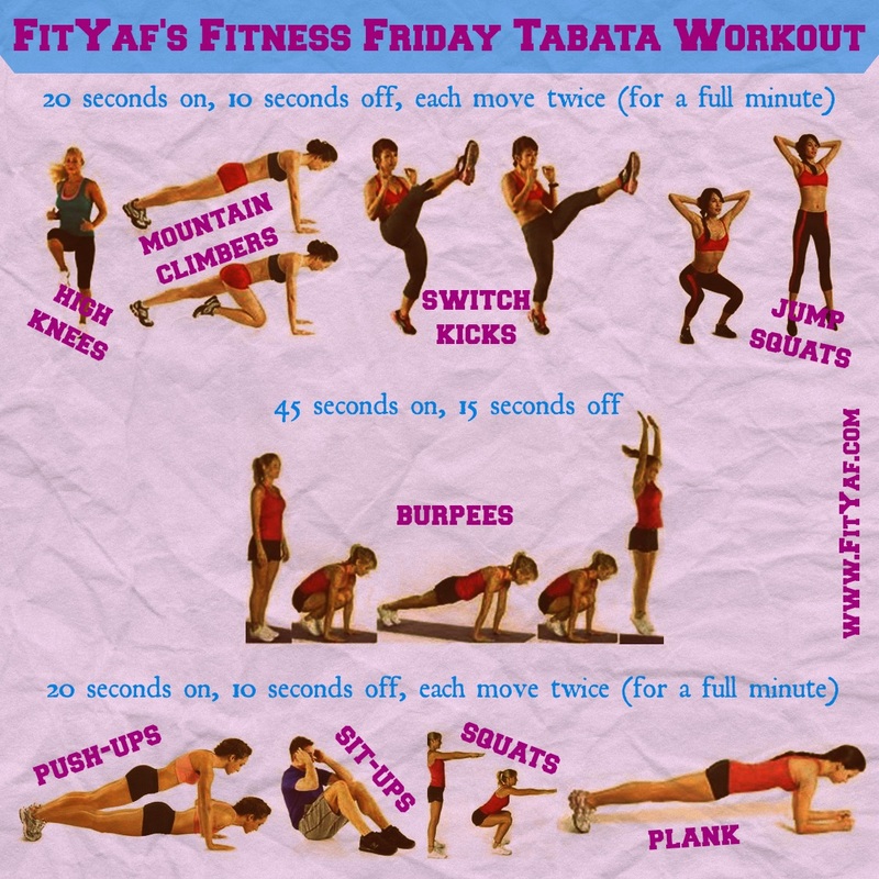 FitYaf's Fitness Friday Tabata Workout
