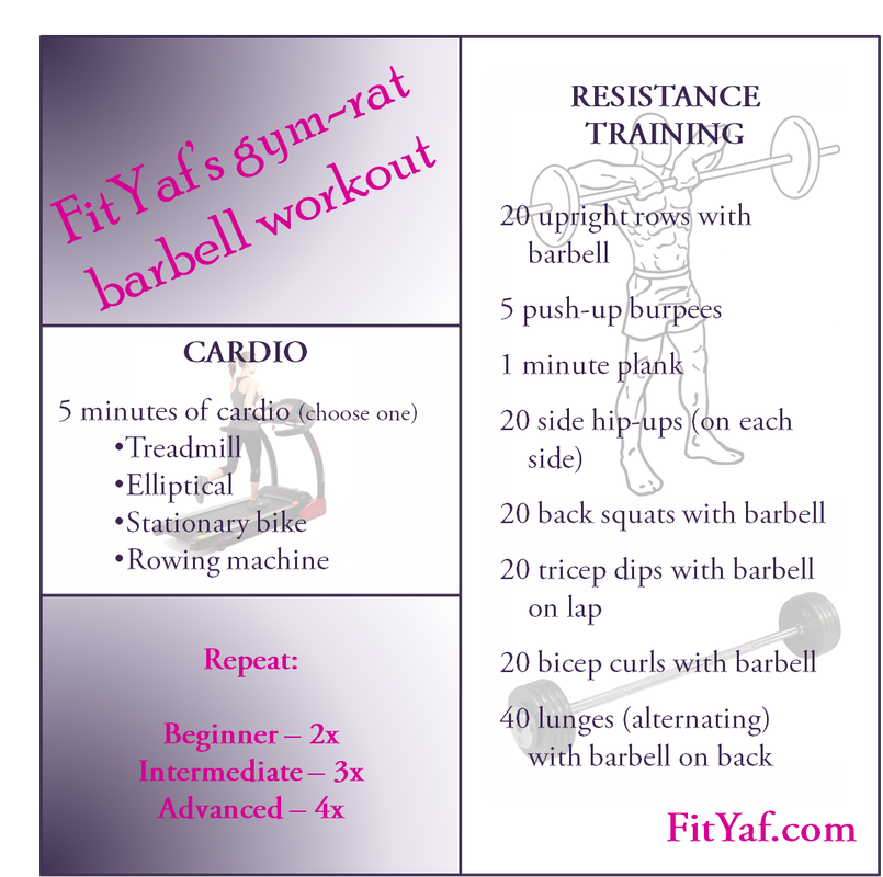 FitYaf Fitness Friday - Gym-rat workouts